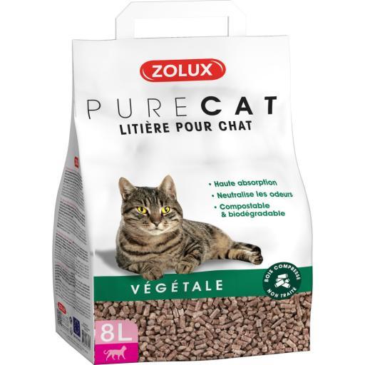 Arena Purecat Vegetal Nat. 8 L