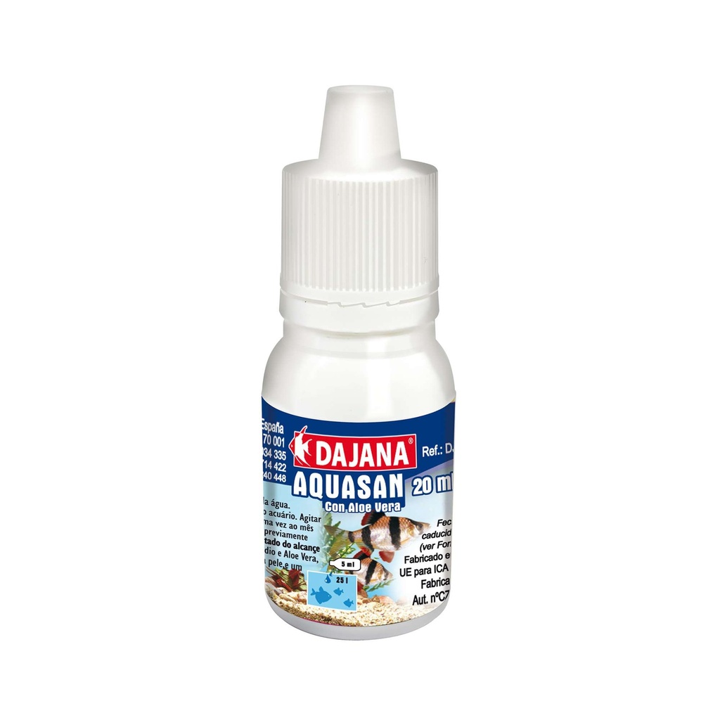 Aquasan anticloro Aloe Vera 20ml