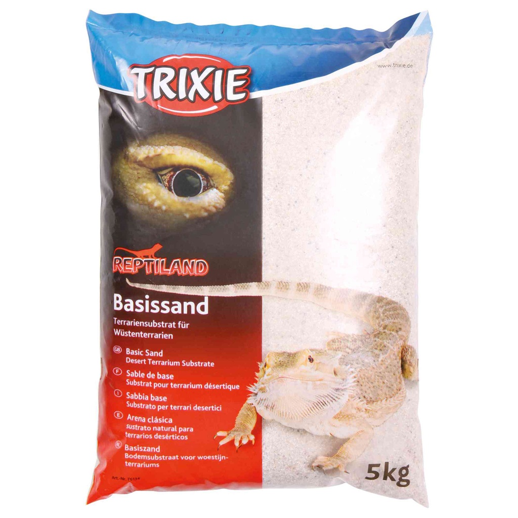 Arena Básica Para Terrarios. 5 Kg. Blanca