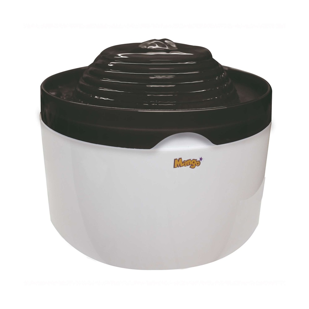 Bebedero fuente 2L led mango negro