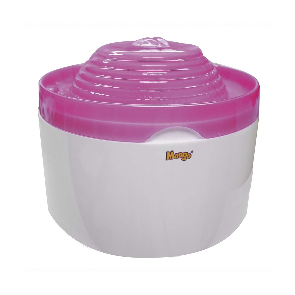 Bebedero fuente 2L led mango rosa