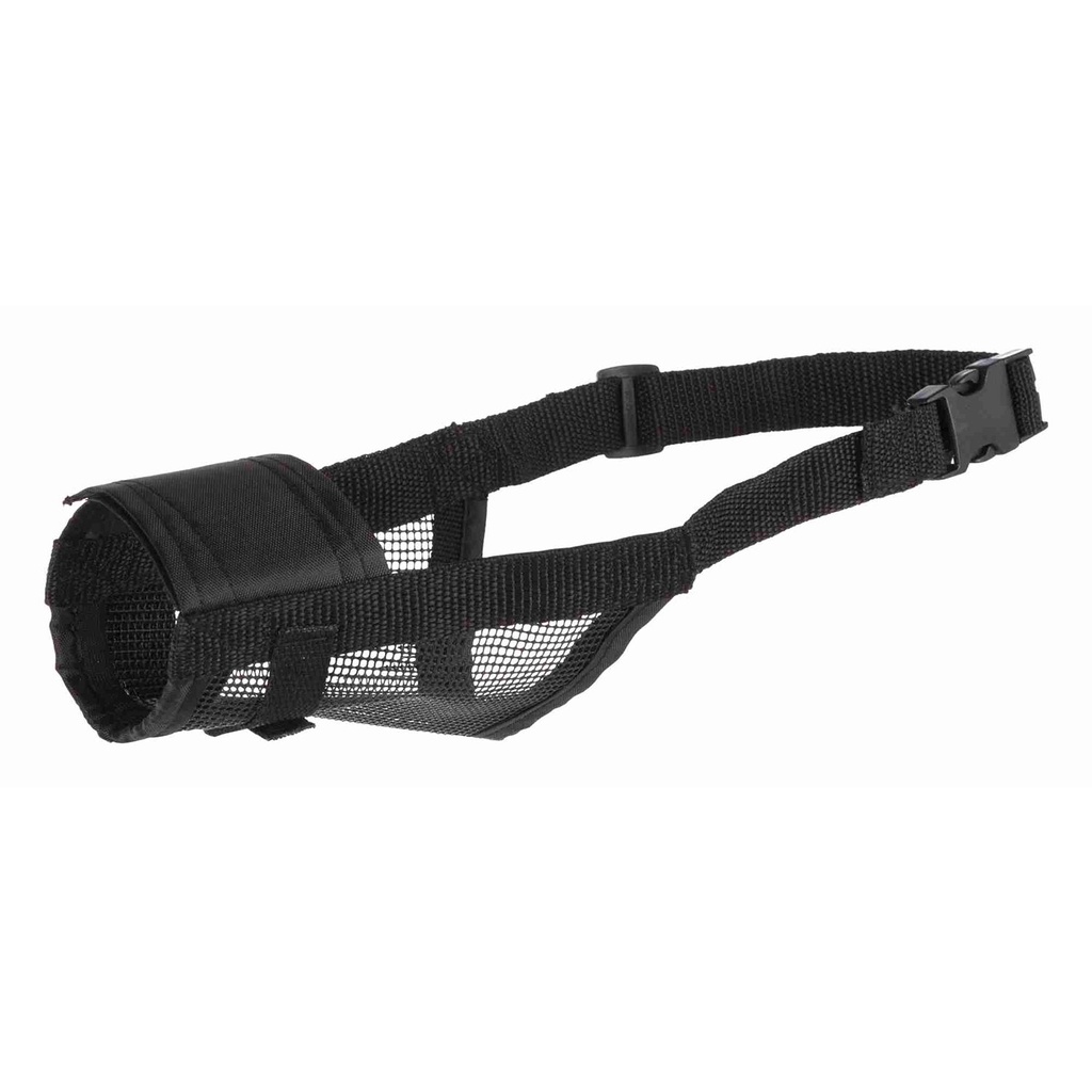 Bozal Nylon con malla cosida,S, Negro
