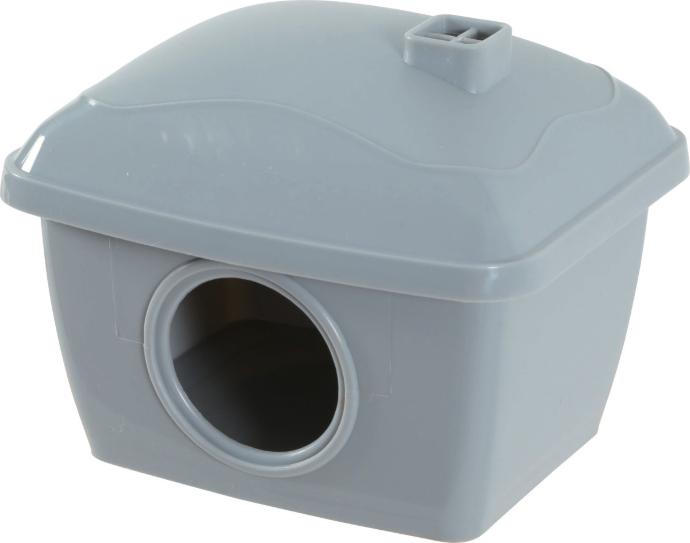 Caseta Plastico Hamster gris
