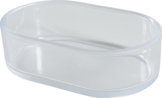 Comedero Ovalado Pajaro Transp.