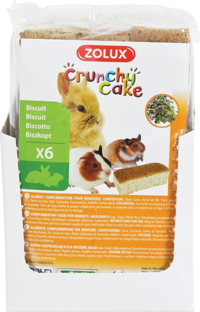 Crunchy Cake x 6 - Tomillo