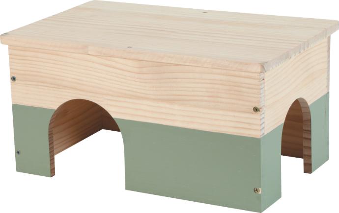 Casa Madera Conejo Nlife Verde 