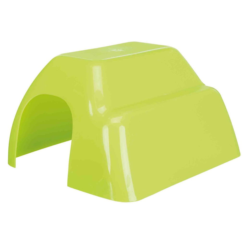 Casita Plástico Roedores. Col. Surt.. 26x13x15 Cm