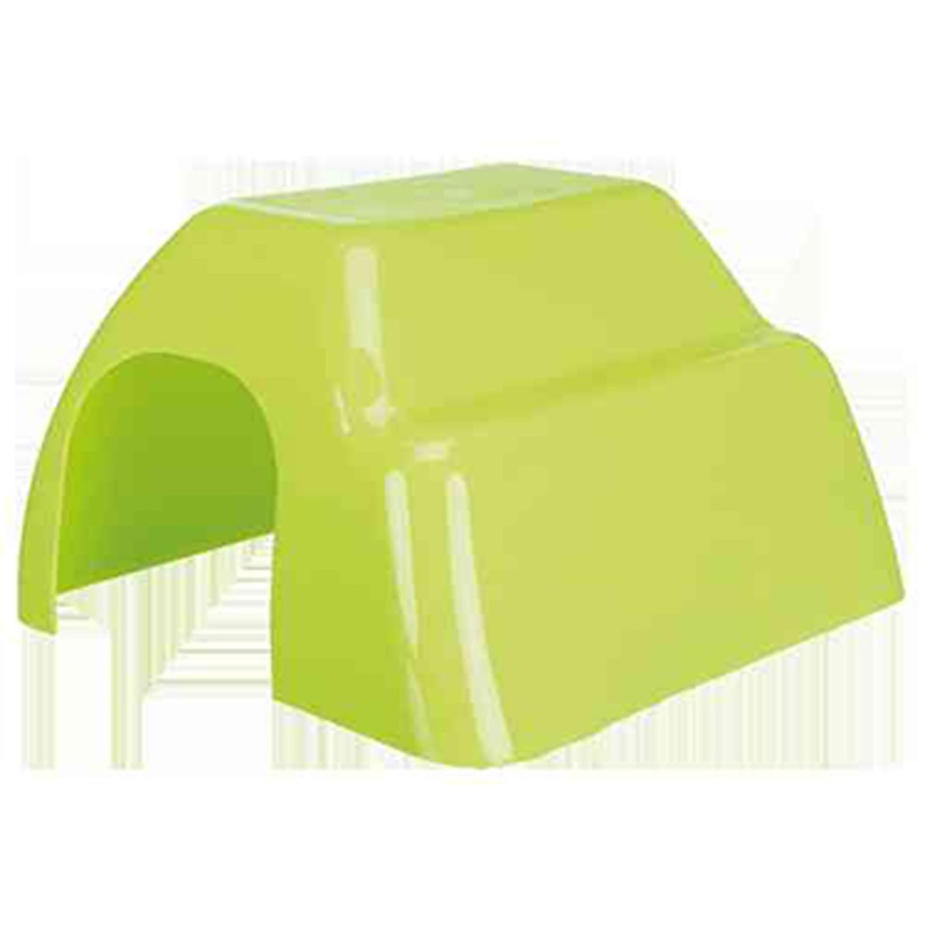 Casita Plástico Roedores. Col. Surt.. 33x29x19 Cm