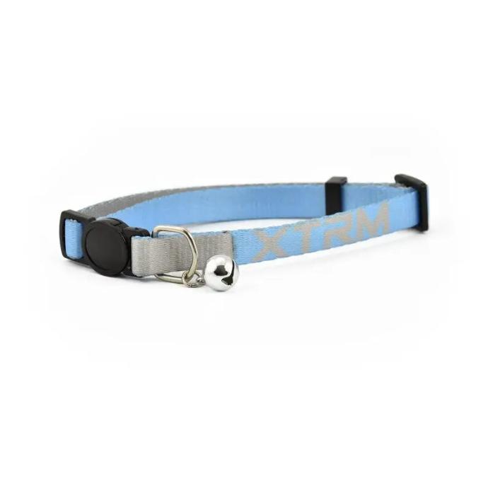 Collar Gato X-TRM Neon Flash Azul 10m/mx22-33 cm.  