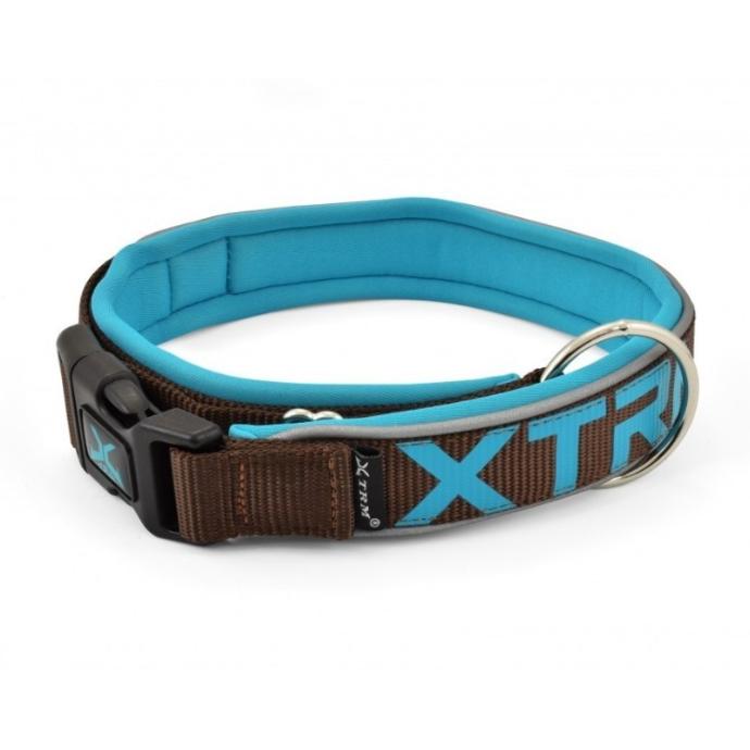 Collar X-TRM Neon Flash Marrón 38 m/m 65-75 cm. 