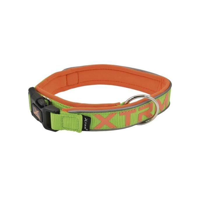 Collar X-TRM Neon Flash Verde 20 m/m 35-45 cm.