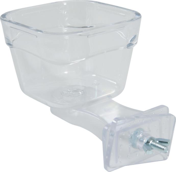 Comedero Loro Transp. L 