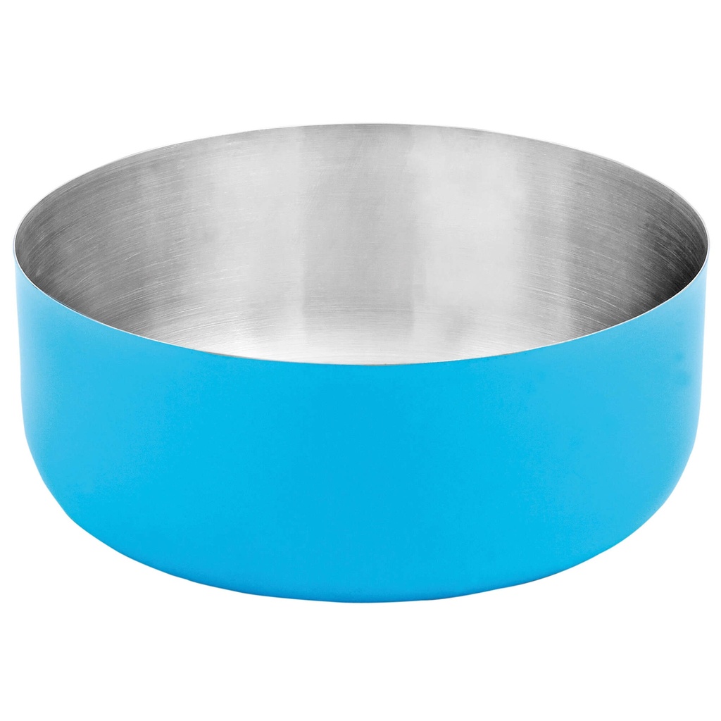 Comedero acero turquesa 0,63 L. 12 cm.   