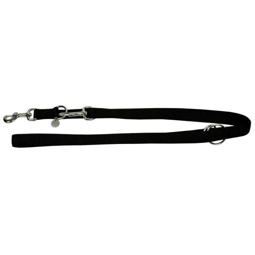 Correa Adiestramiento Basic Nylon Negro 25mmx200cm.