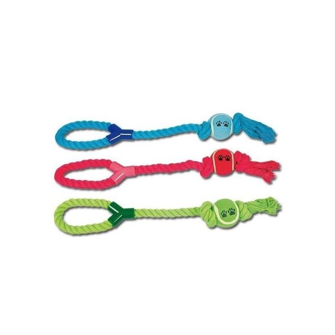 Cuerda Dental Con Pelota Y Asa 50cm-220gr UD.