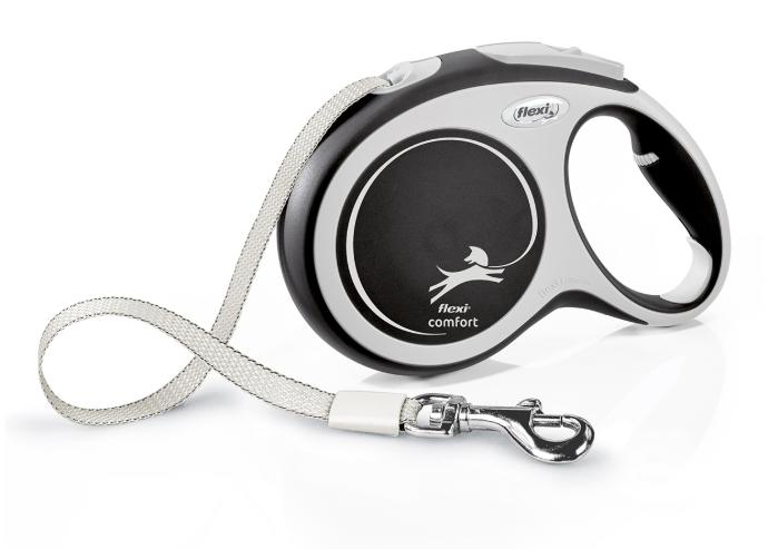 Flexi Comfort ,L, Cinta 8m. Hasta 50 Kg. Negro