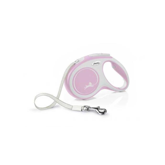 Flexi Comfort ,XS, Cinta 3 m. Hasta 12 Kg. Rosa