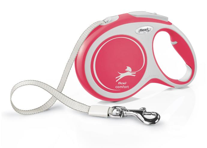 Flexi Comfort,L, Cinta, 8 m. hasta 50 Kg. Rosa