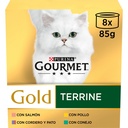 Gourmet Gold Tarrina Stdo. Mpak 8X85 grs.