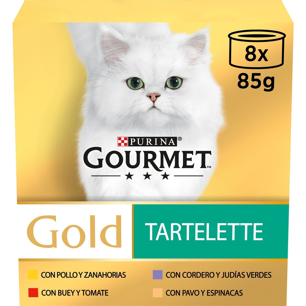 GOURMET GOLD TARTALLETTE MPACK 8X85 grs.