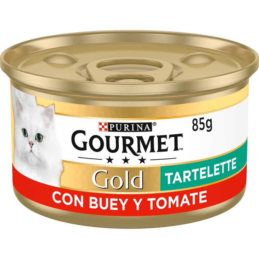 Gourmet Gold Tartallette Buey y Tomate 85 grs.