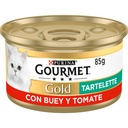 Gourmet Gold Tartallette Buey y Tomate 85 grs.