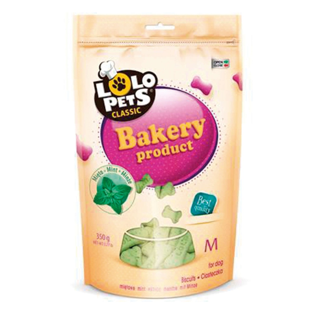 Galletas hueso menta M bolsa 350 grs.    