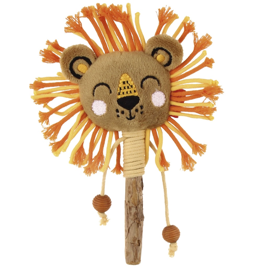 Gigwi EcoLine león stick silver. 15x11 cm.  