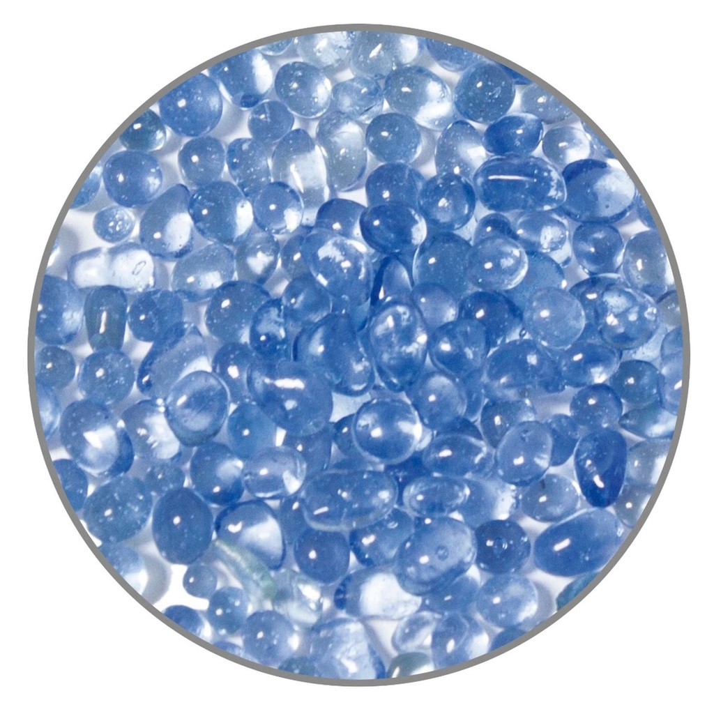 Grava Cristal Celeste 400 gr