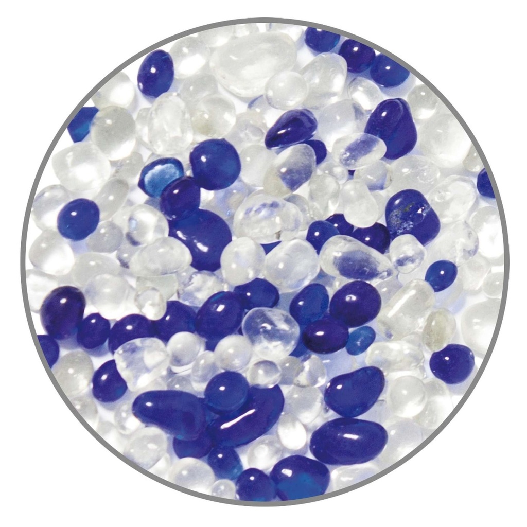 Grava Cristal Mix Azul 400 gr