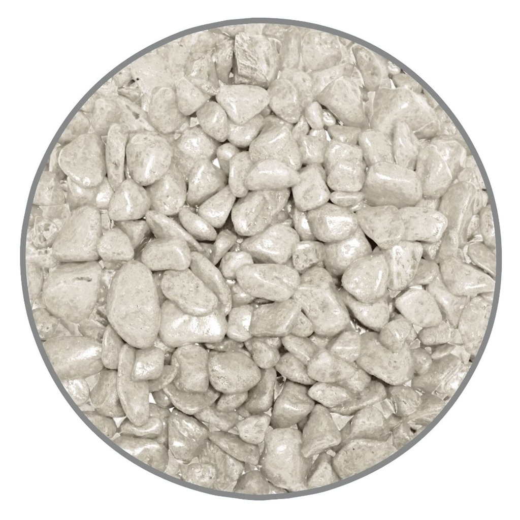 Grava Premium Color Blanca 7mm 2kg