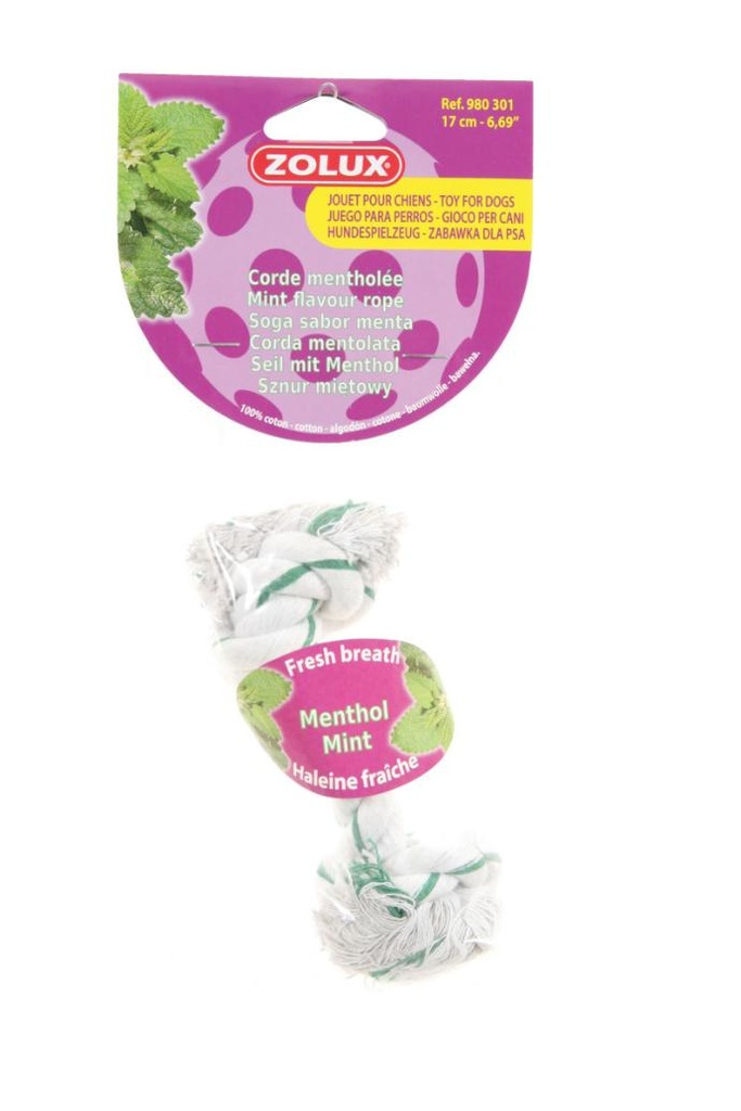 JUGUETE CUERDA MENTOLADA 17CM