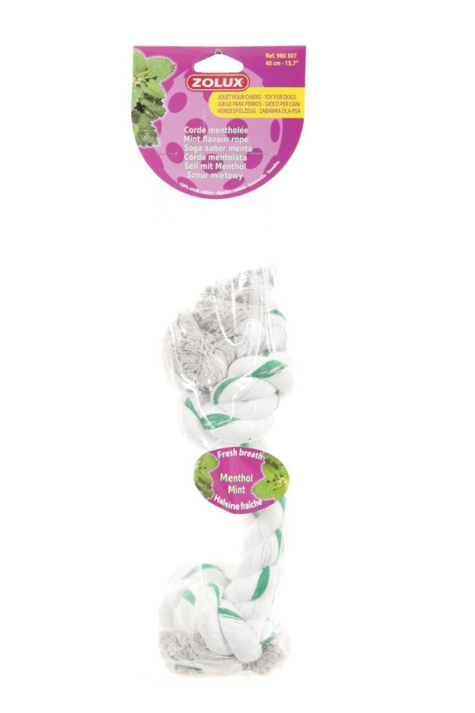 JUGUETE CUERDA MENTOLADA 40CM