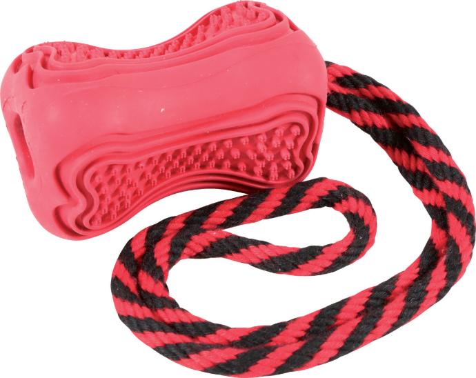 Juguete Caucho Cuerda Titan S Rojo  