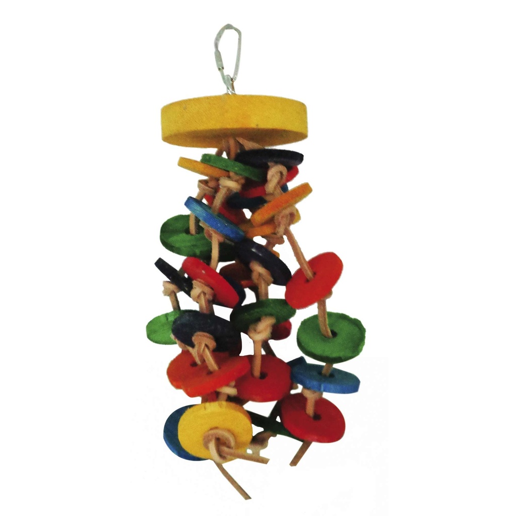 Juguete Pájaro Círculos 25x7,5 cm.