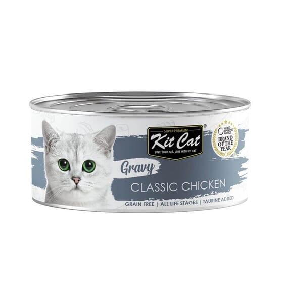 Kit Cat Lata Gravy - Pollo Classic 70 grs.   