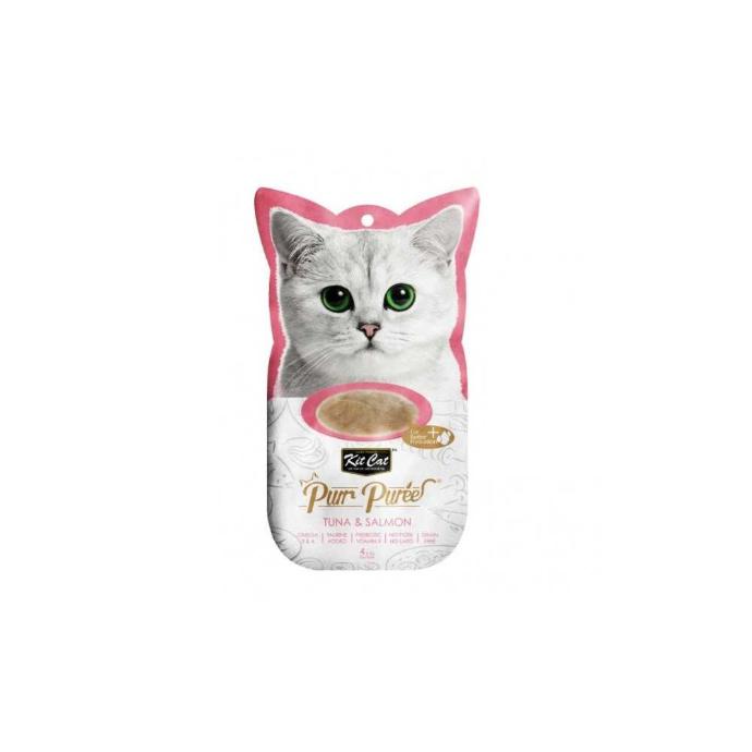 Kit Cat Puree Atun y Salmon 60g