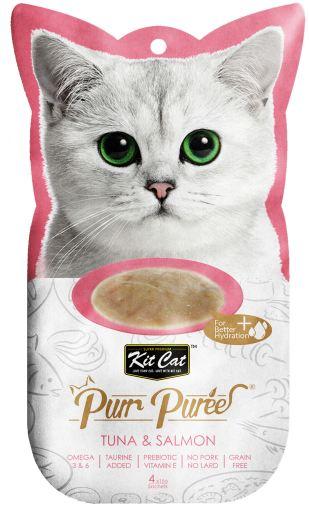 Kit Cat PurrPuree - Atun y Salmon- Sample  15 grs.   