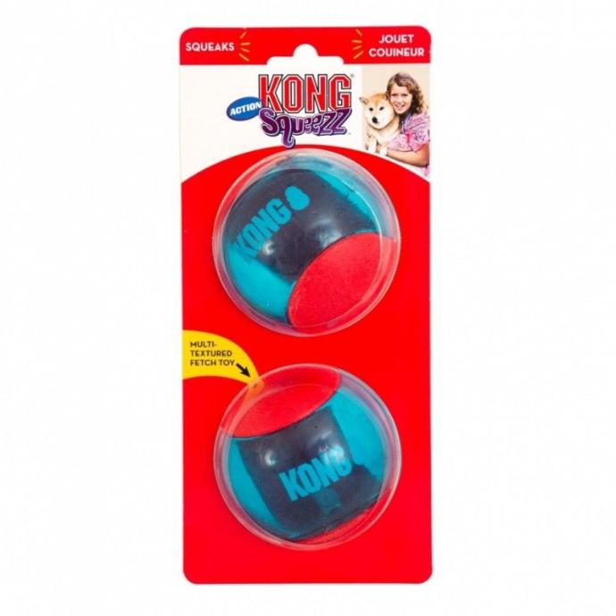 Kong Squeezz Action Red L