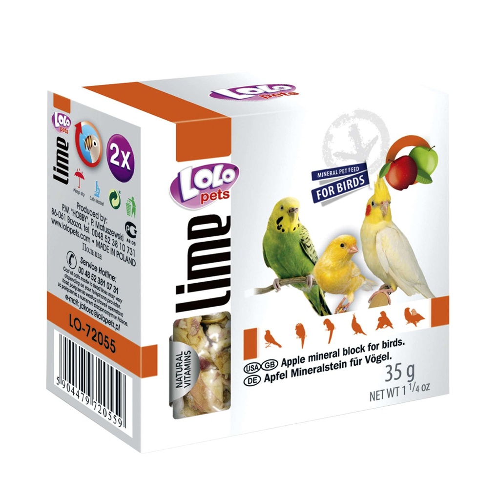 Lolo Bloque Lima Manzana 2 unds 35g