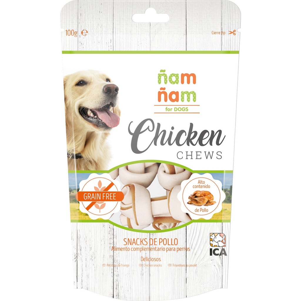 Mini Huesos de Pollo 6 cm. 100 grs.