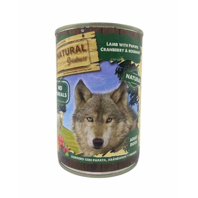 NGD CORDERO CON PAPAYA, ARÁNDANOS 400G