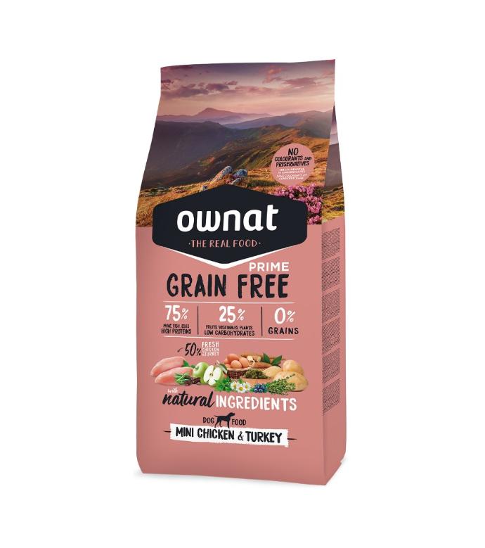 Ownat GF Prime Mini Adult Chicken&Turkey 1 Kg.