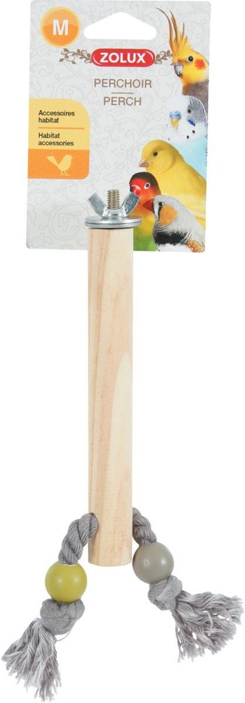 PERCHA DE MADERA CON ESPARTO M