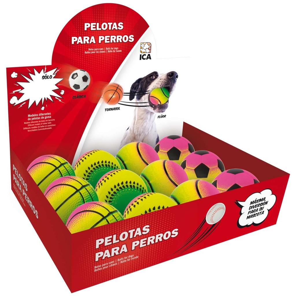 Pelotas Fluor 6 cm.
