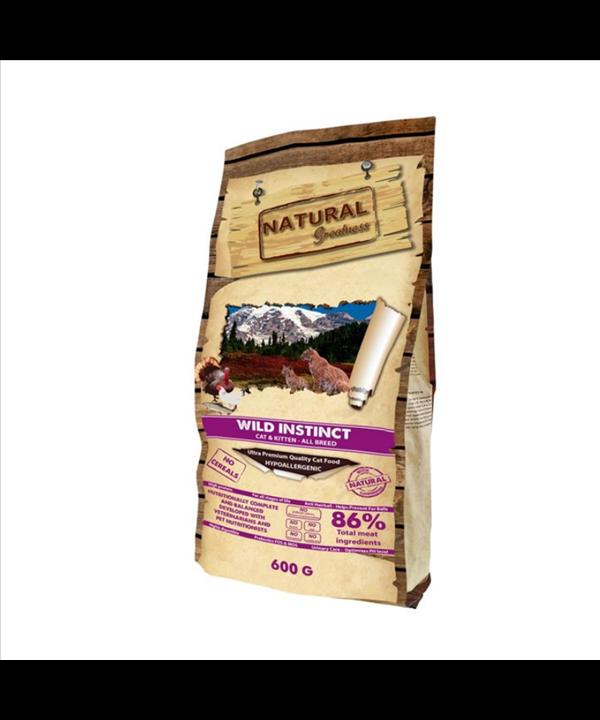 RECETA CAT/KITTEN WILD INSTINCT 600 G