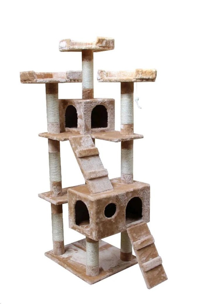 Rascador Lancelot Beige 60x50x178 cm.