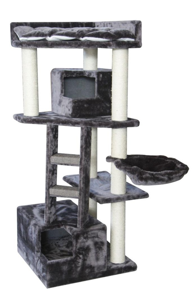 Rascador Olimpo Gris 55x55x138 cm.