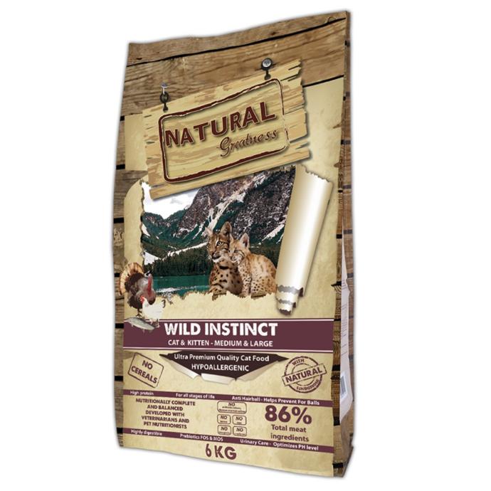 Receta Cat Wild Instinc (Large Breed) 6 Kg. 