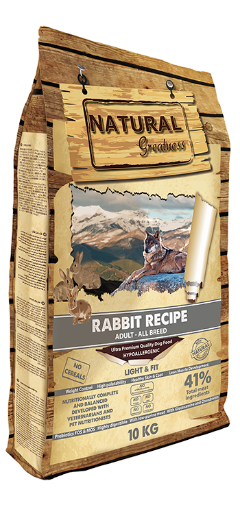 Receta Conejo Light/Fit Grain Free 10 Kg.  